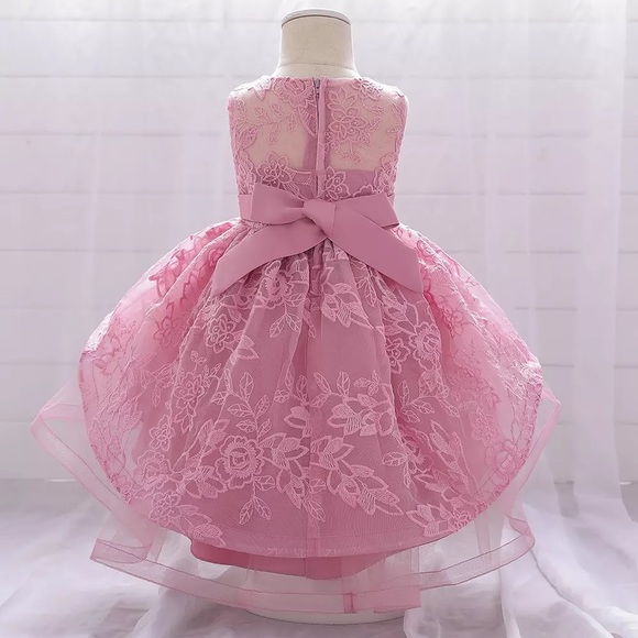 Luxury Embroidered Pearl Princess Girl Dress - Picture 3 of 11